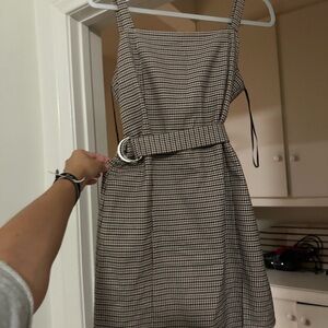 Pull&Bear Black and White Sleeveless Sundress